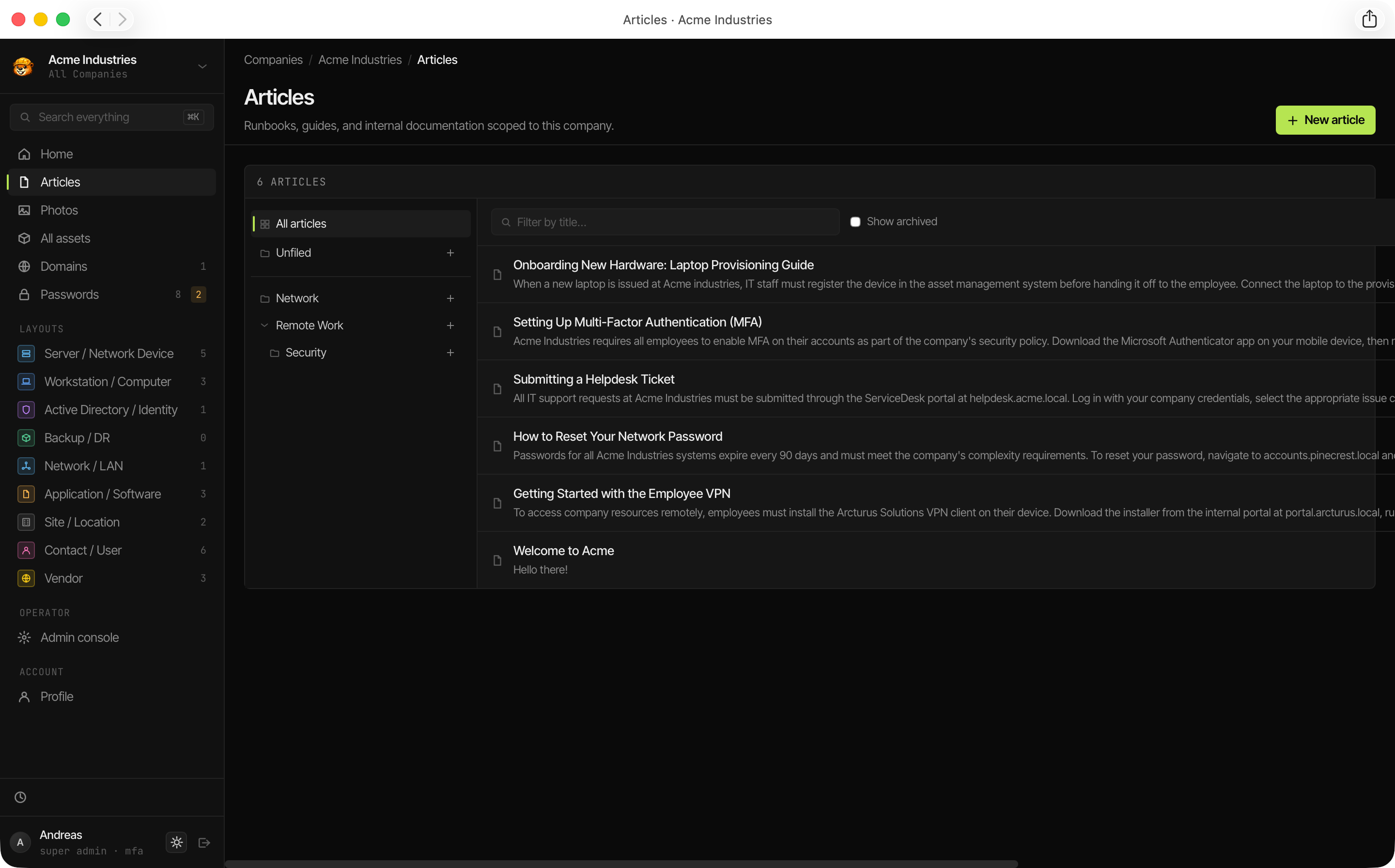 Articles
