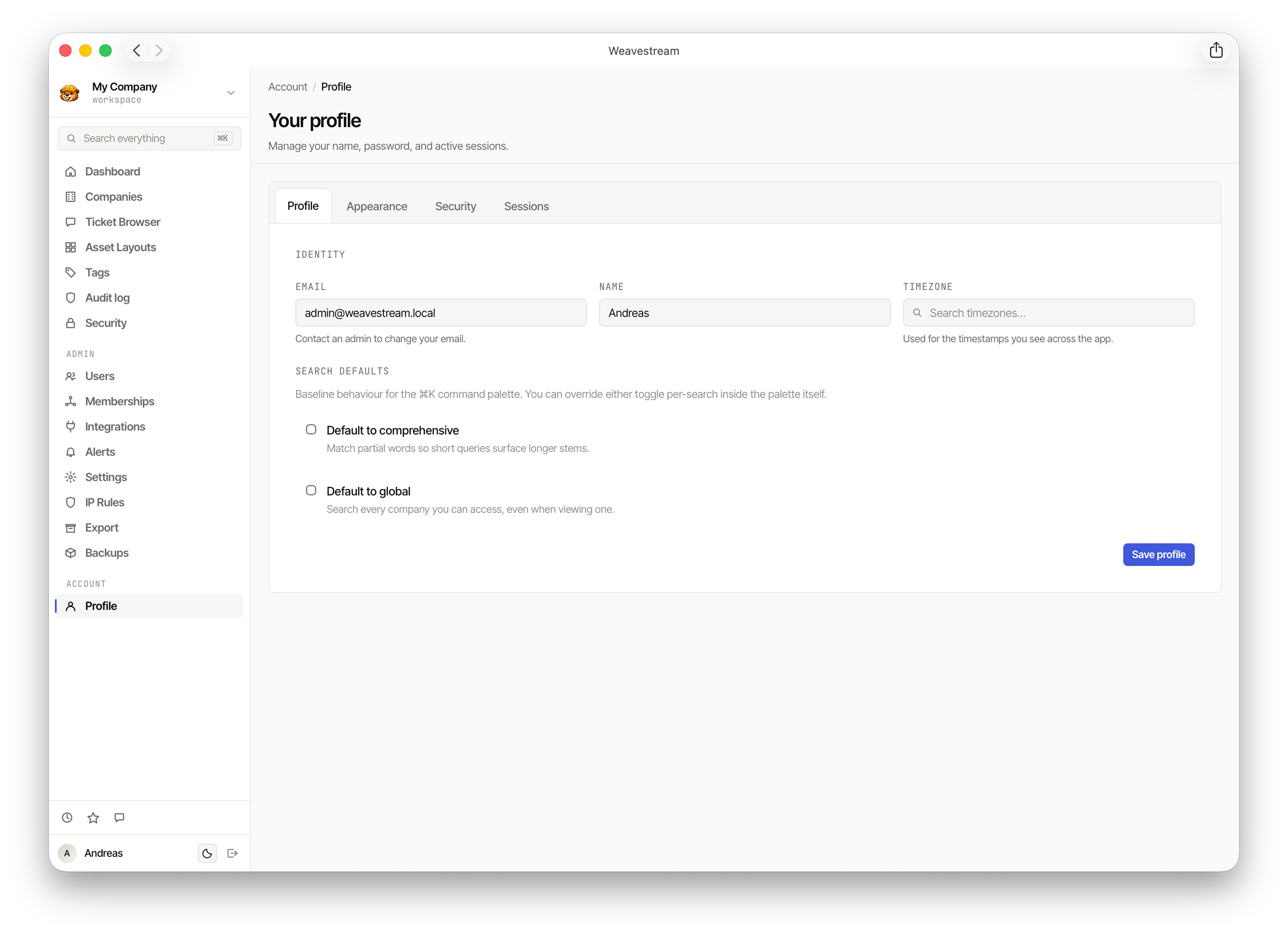 Profile